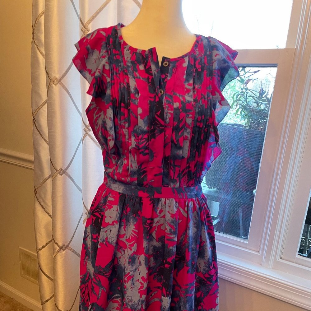 BR flowy floral dress